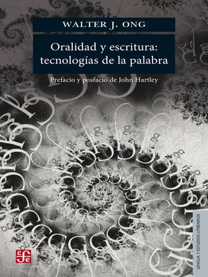 cover image of Oralidad y escritura